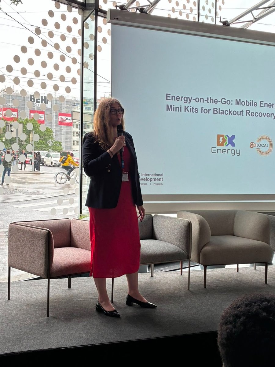Oksana Antipa presenting EnergyGo at the TEB Forum Vienna 2026