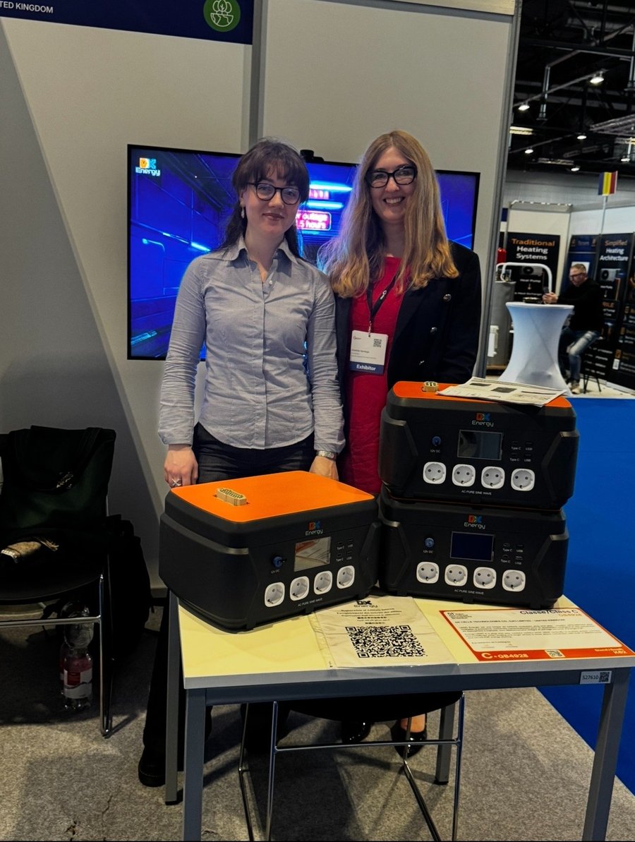 DX Energy team at the Inventions Geneva 2026 stand